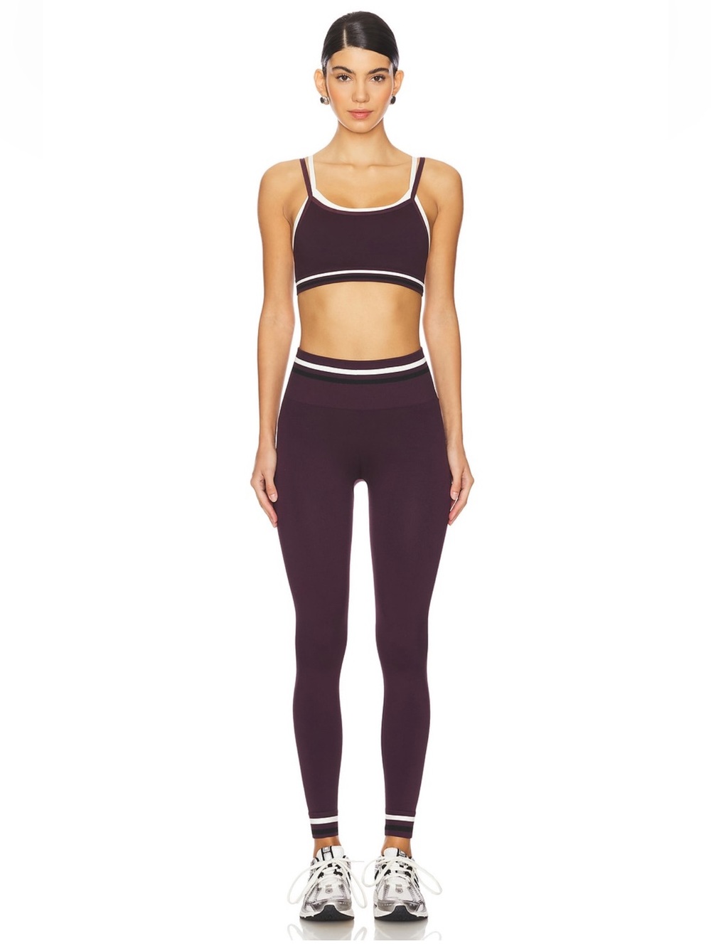 THE UPSIDE Form Seamless Sports Bra & Legging Set - Plum